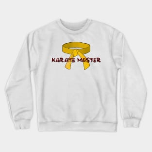 Yellow Belt Karate Master Crewneck Sweatshirt